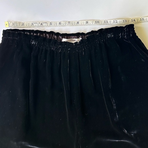 Vintage Zoran Silk Viscose Blend Velvet Wide Leg Pants Made in Italy S M or L - Picture 11 of 12